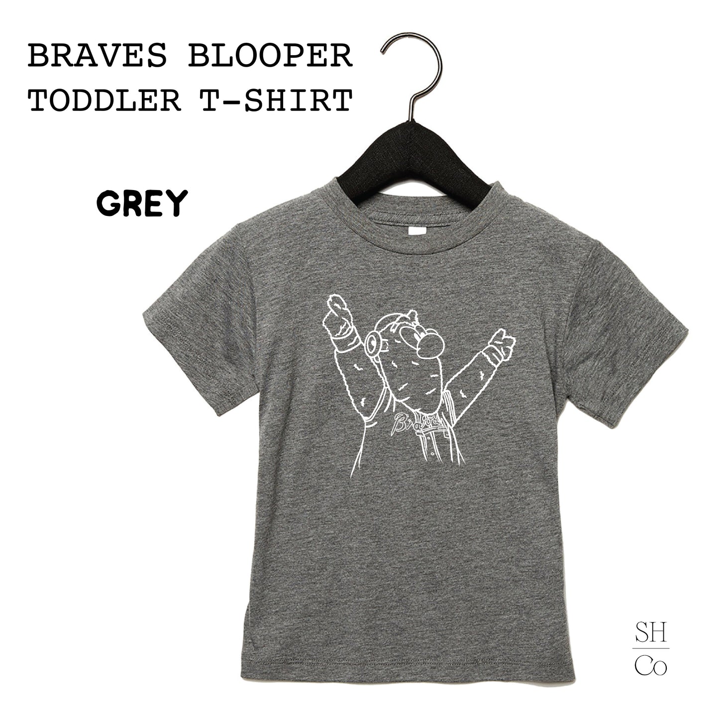 PREORDER | Atlanta Braves Blooper Toddler T-Shirt - Custom Handmade Gameday Gear