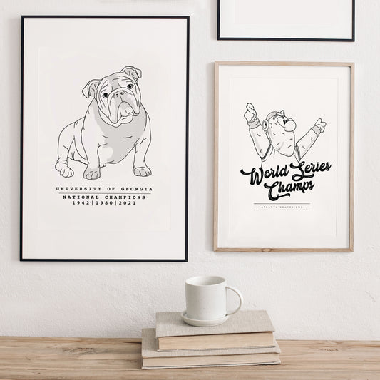 Braves-Blooper-UGA-Champion-Art-Print-Pack