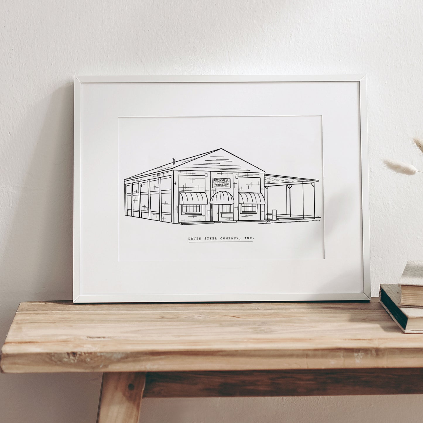 Custom-Business-Building-Line-Portrait