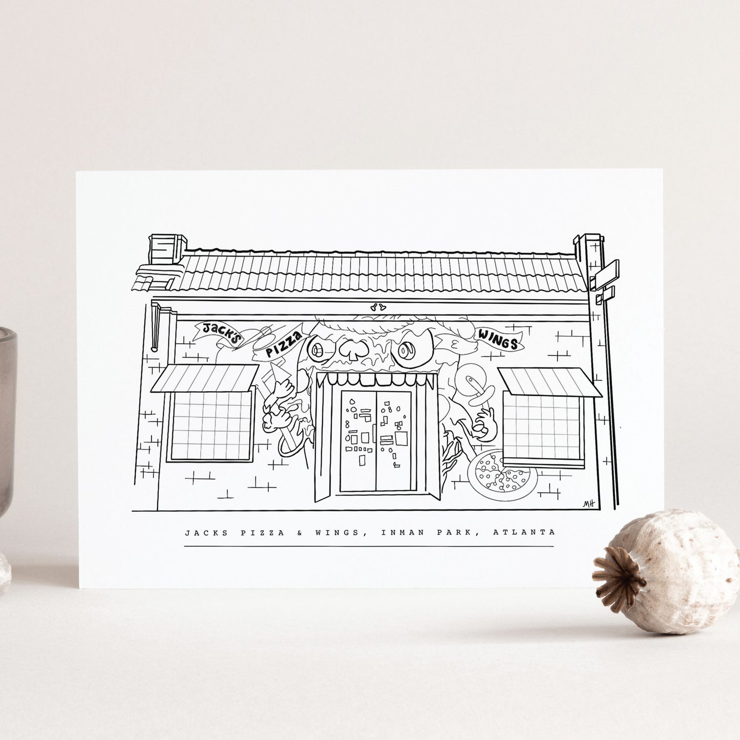 Jacks-Pizza-Atlanta-Restaurant-Line-Print