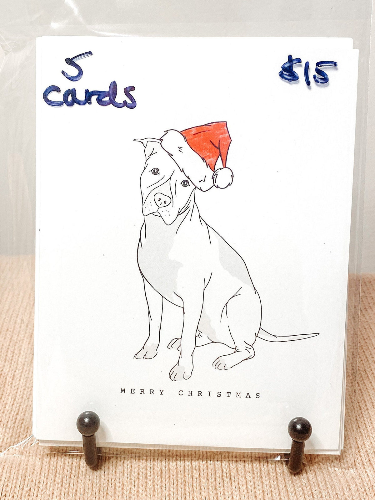Pitbull Christmas Card Set
