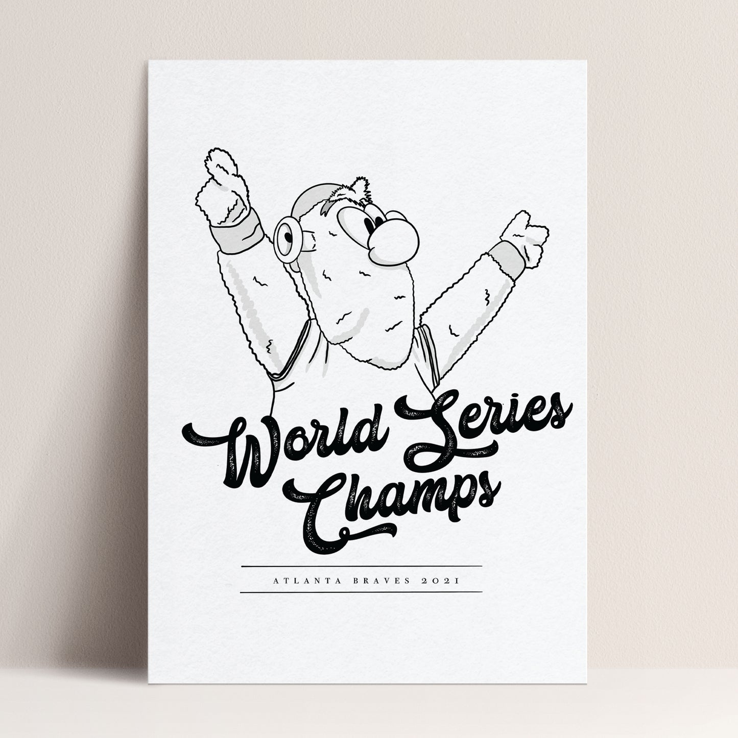Braves-Mascot-World-Series-Champs-Atlanta-Art