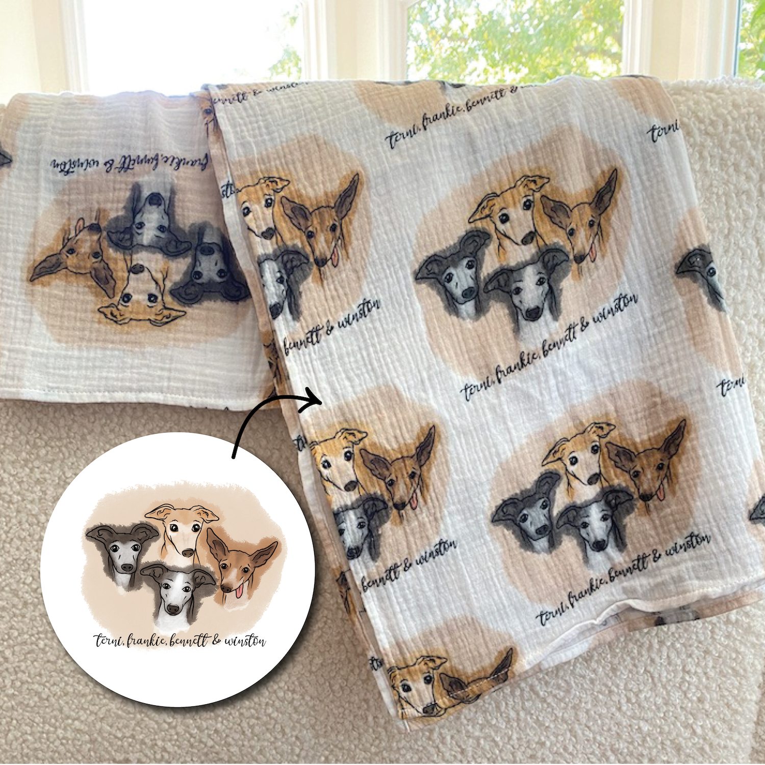 Custom_Baby_Blanket_Pet_Drawings-Watercolor