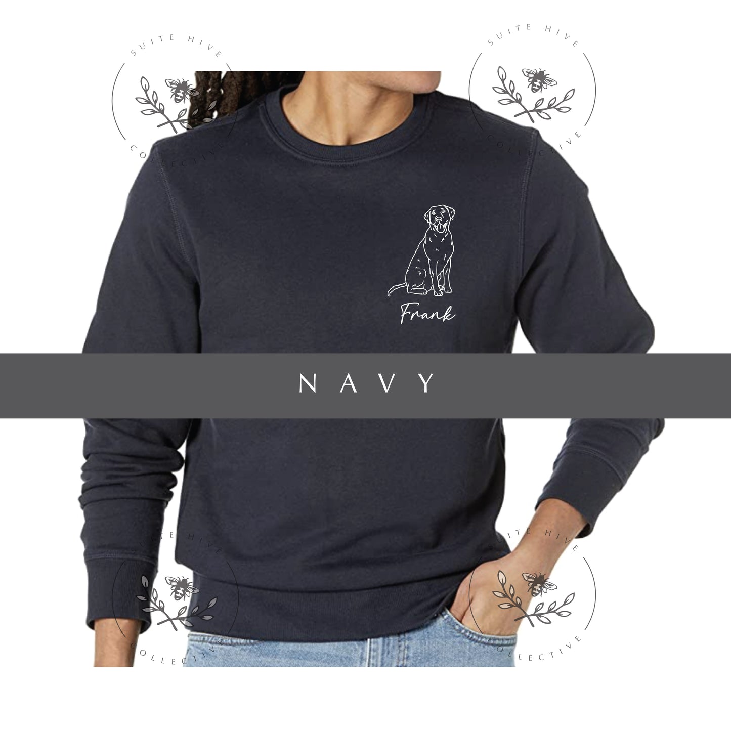Custom Pet Sweatshirt | Wear Your Dog on Your Heart