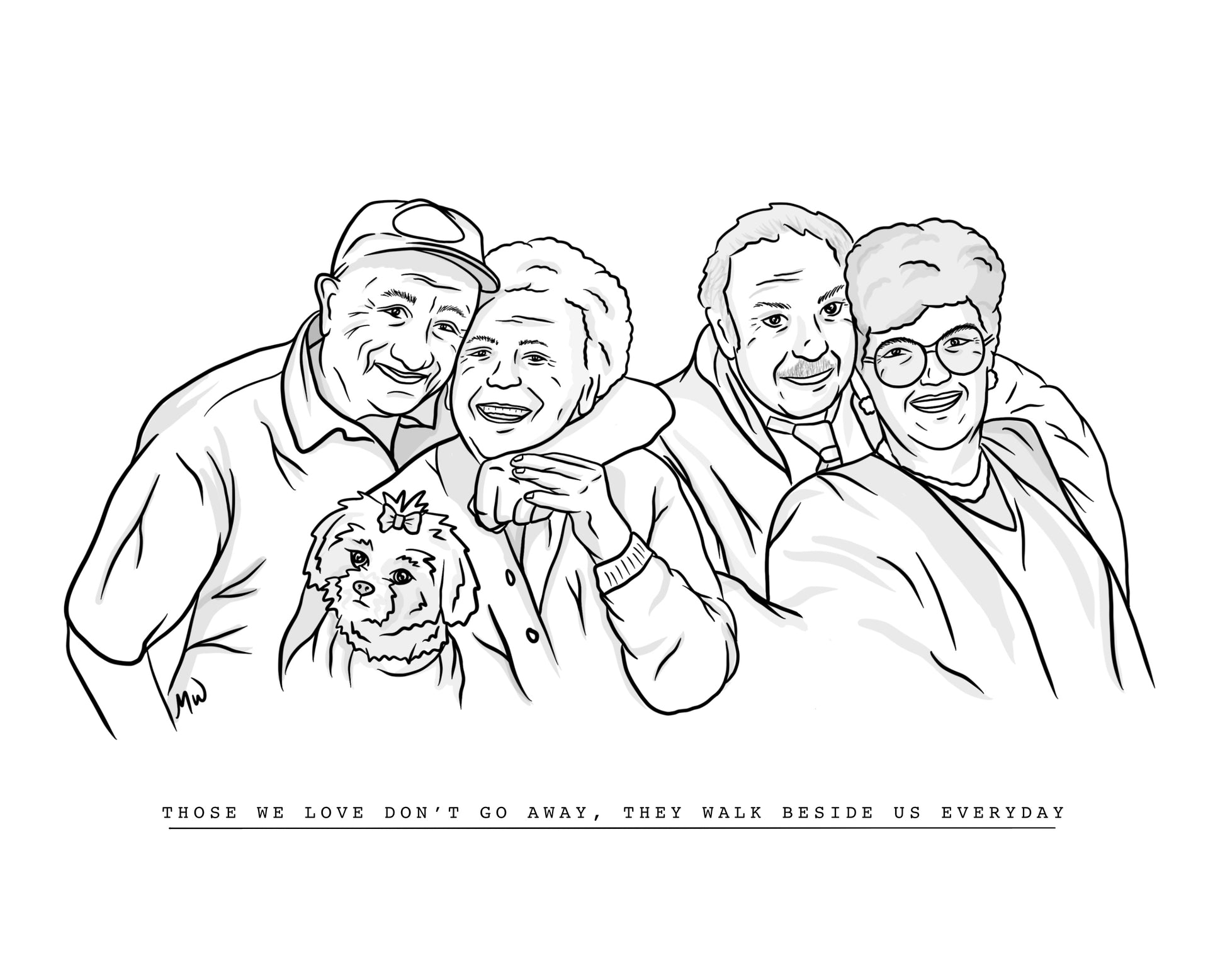 Personalized-Drawing-Family-Photo-Line-Portrait