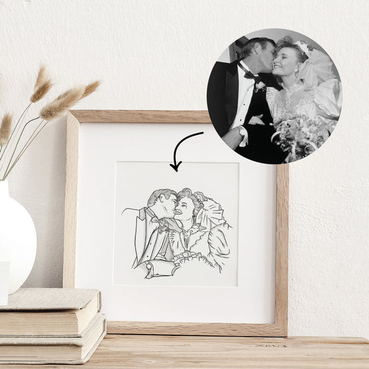 Wedding-Day-Couple-Line-Illustration