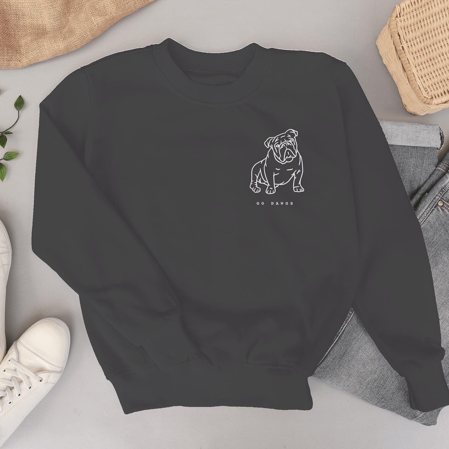 PREORDER | Georgia 'Go Dawgs' Game Day Sweatshirt - Super Soft, Unisex