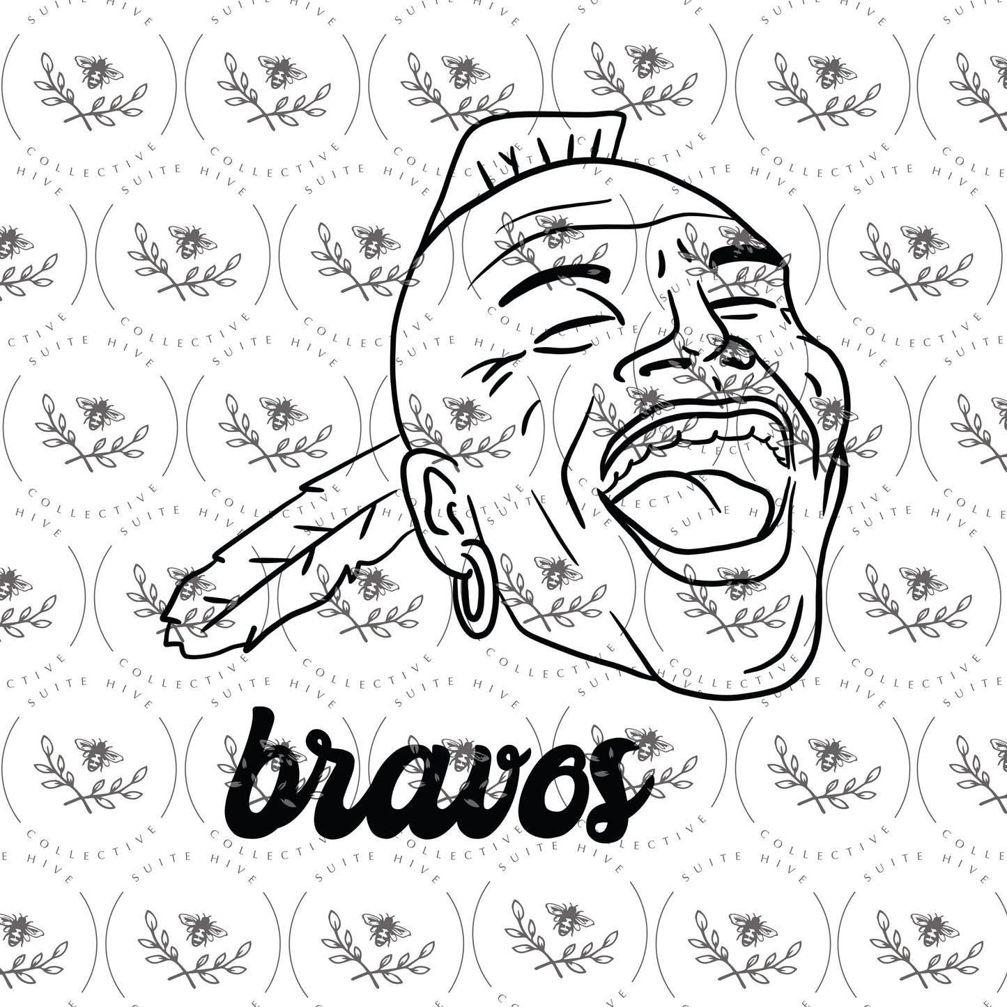 Atlanta Braves Bravos Unisex Sweatshirt - Super Soft Cotton Blend