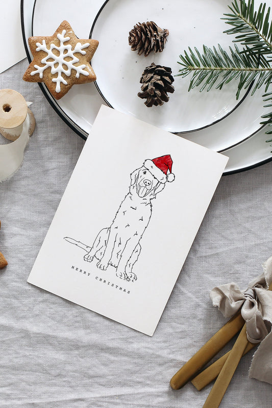 Golden Retriever Christmas Card Set